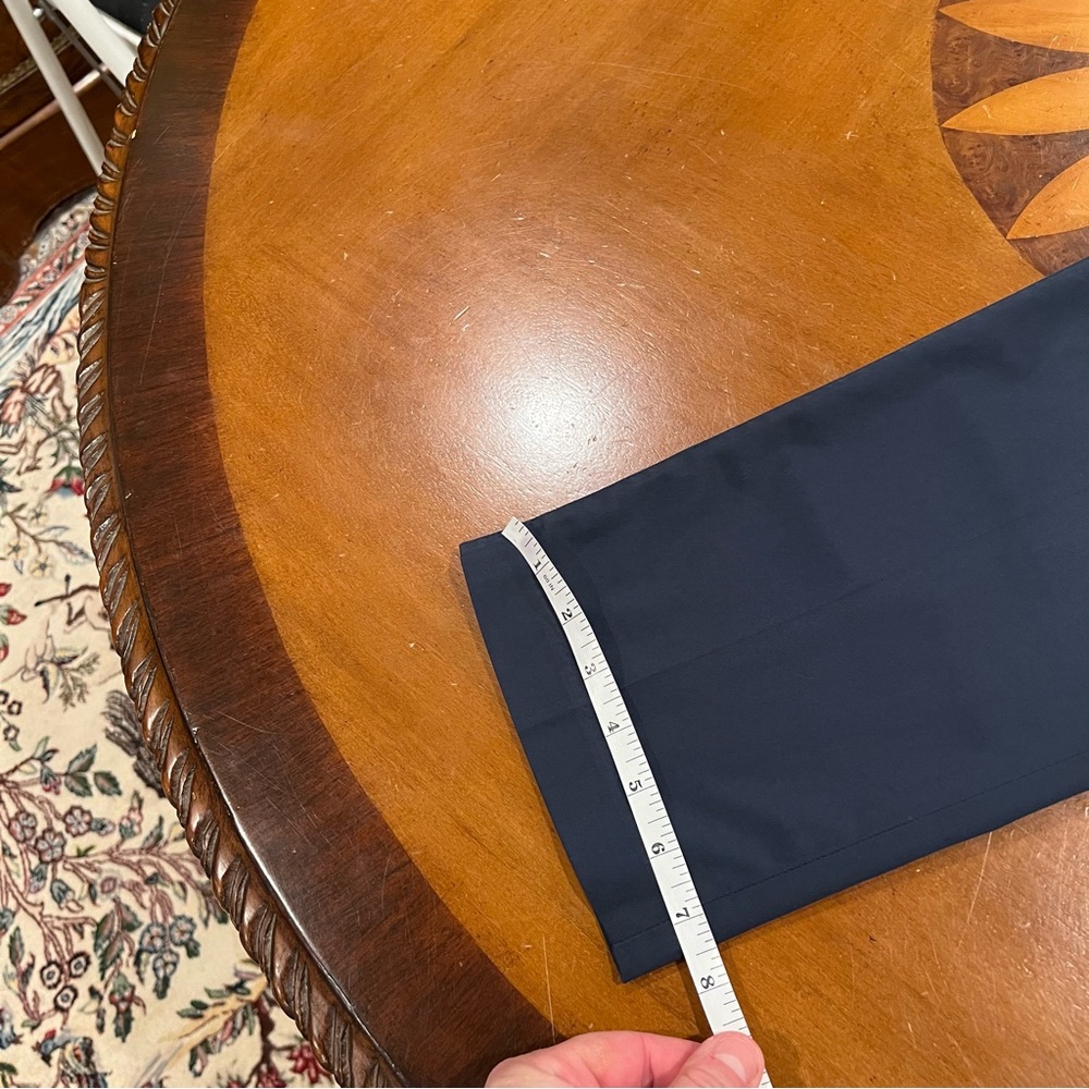 Bonobos Weekdays Warrior Slim Fit Dress Pants Monday Navy Blue 35x32 Stretch - Picture 16 of 16